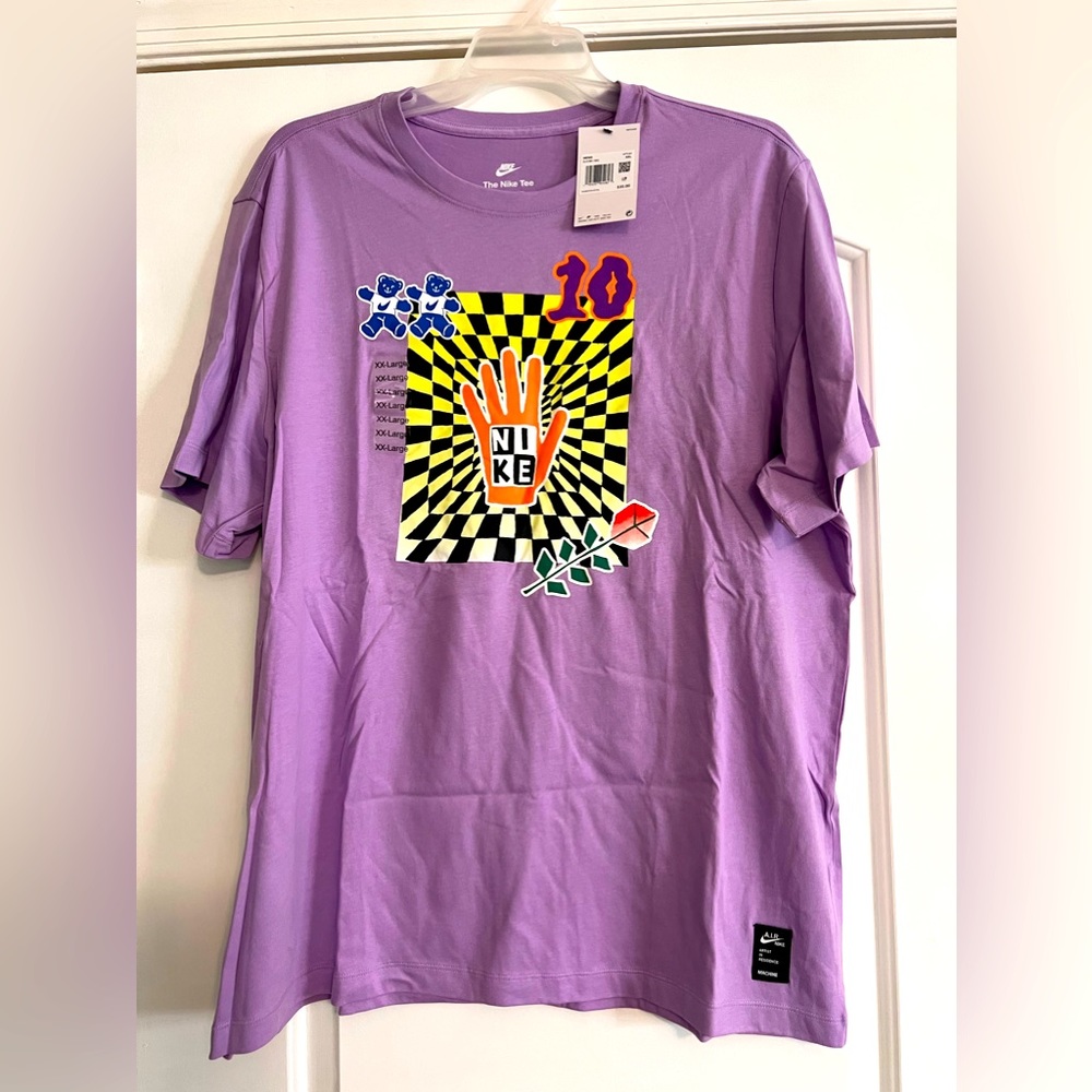 XXL Purple Nike T-shirt Bear NWT